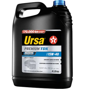 Ursa Premium TDX SAE 15W-40- Caixa 6 frascos de 4L