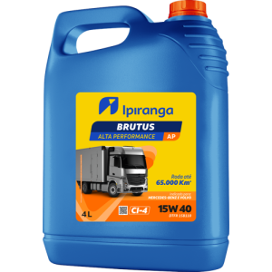 Ipiranga Brutus Alta Performance 15W40 CI-4 - Caixa 6 frascos de 4L